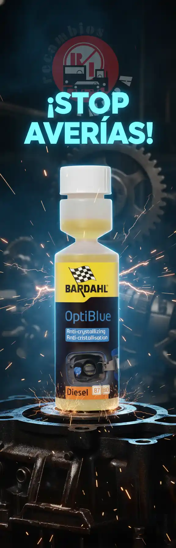 Optiblue de Bardhal el aditivo que evita la cristalización del AdBlue® y evita costosas avarías