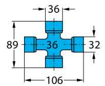 Crucete Nudo Homocinético PW 580 Walterscheid